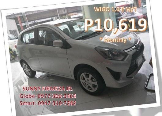 Almost brand new Toyota Wigo 2018 Gasoline for sale