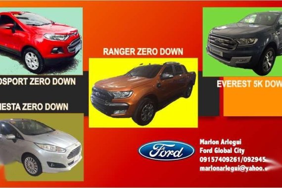ZERO DOWN 2018 Ford Ecosport 1.5L 5dr MT Ambiente