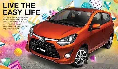 Toyota Wigo 2017 Gasoline Automatic Orange for sale