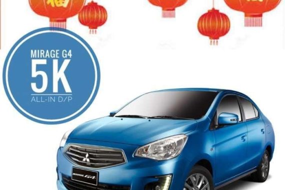 5K ALL-IN DP FOR 2017 Mitsubishi MIRAGE G4 Lowest Downpayment