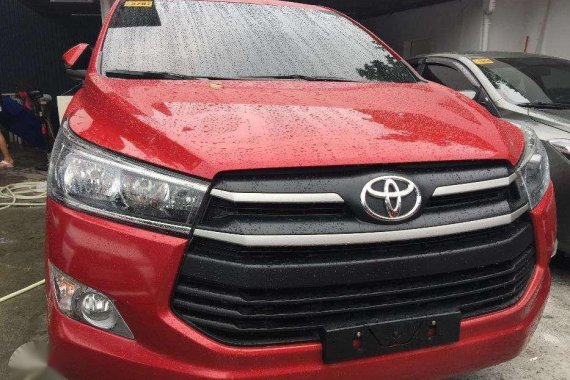 2017 Toyota Innova 2.8 E Variant Automatic Red Diesel for sale