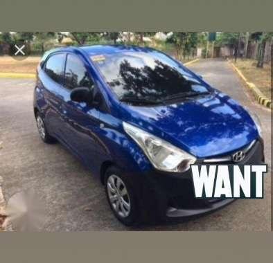 2013 Hyundai EON blue for sale