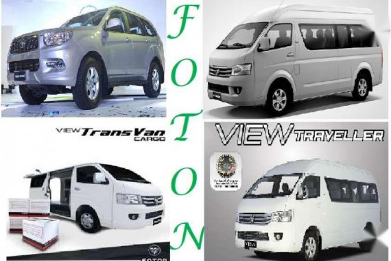 2018 FOTON Passenger Vehicles View Transvan for sale