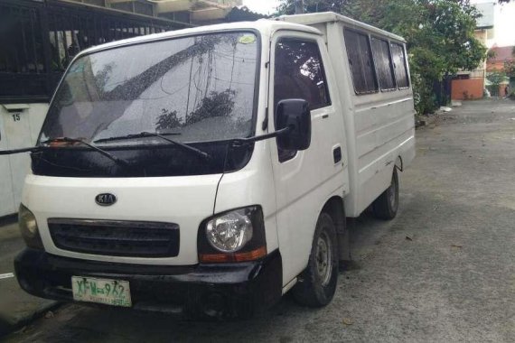 2002 Kia KC2700 FB Desil Manual White For Sale 