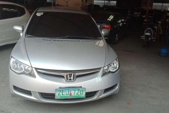 2007 Honda Civic 1.8S Automatic Silver For Sale 