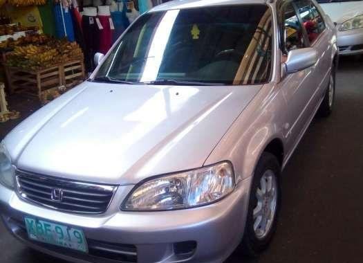 Honda City Type Z 2002 Manual Silver Sedan For Sale 