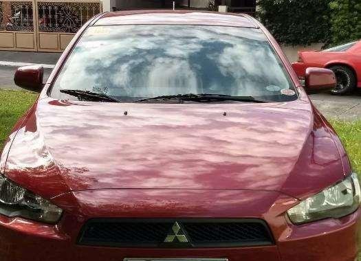 2013 Mitsubishi Lancer Glx AT Red Sedan For Sale 