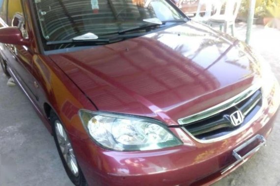 Honda Civic Dimention 2005 MT Red For Sale 