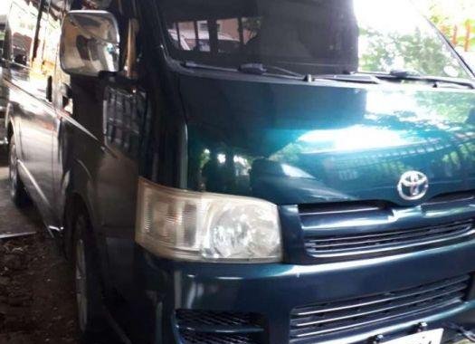Toyota Hiace 2007 Manual Green Van For Sale 