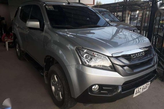 Isuzu MUX 2015 4X2 Manual Diesel Silver For Sale 