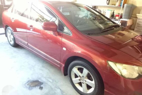 2007 Honda Civic FD Matic Red Sedan For Sale 
