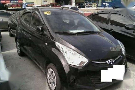 MT Hyundai Eon GLX 2017 Black for sale