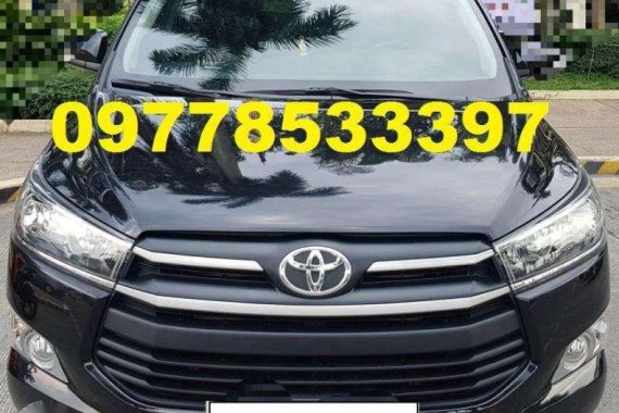 Assume Balance 2017 Toyota Innova 2.8 E Matic Personal Not Grab Uber