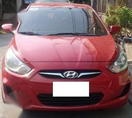 MT Hyundai Accent 2016 Red GRAB for sale