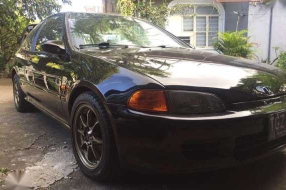 FOR SALE 1993 Honda Civic Hatchback Black 