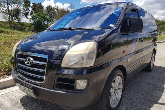 2007 Hyundai Starex CRDi AT Black Van For Sale 