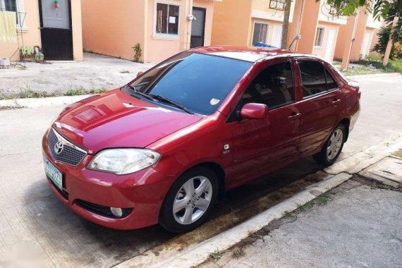 Toyota Vios 2006 E MT Red Sedan Best Offer For Sale 