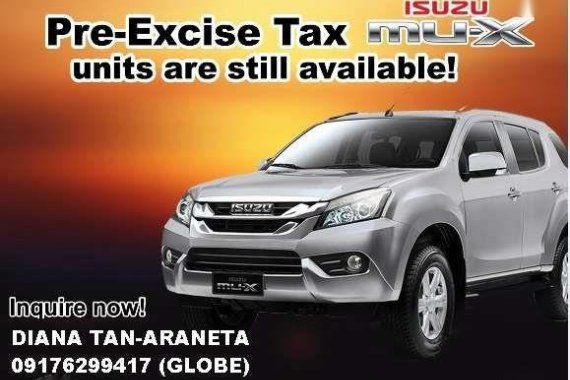 2017 Isuzu Mu-X 4x2 LS-A MT (Euro II) for sale