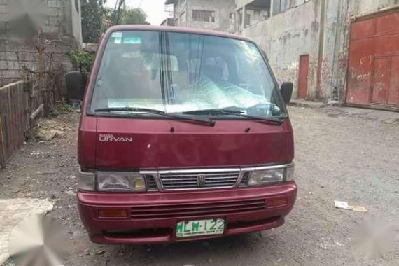 Fresh Nissan Urvan 2000 Red Van For Sale 