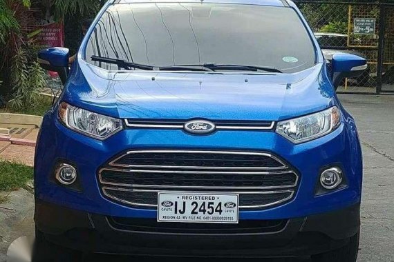 2015 Ford Ecosport Titanium AT Blue For Sale 