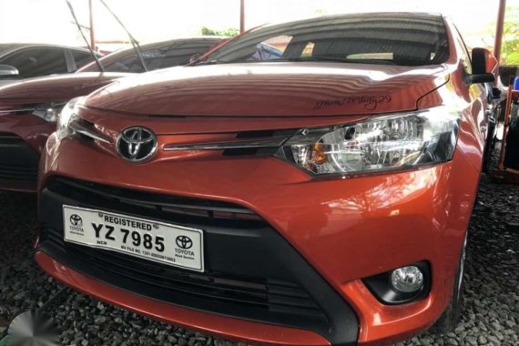 Grab Active 2016 Toyota Vios 1.3E Automatic Dual VVTi Orange Neg. for sale