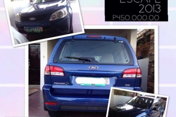 Ford Escape 2013 Casa maintained Blue For Sale 