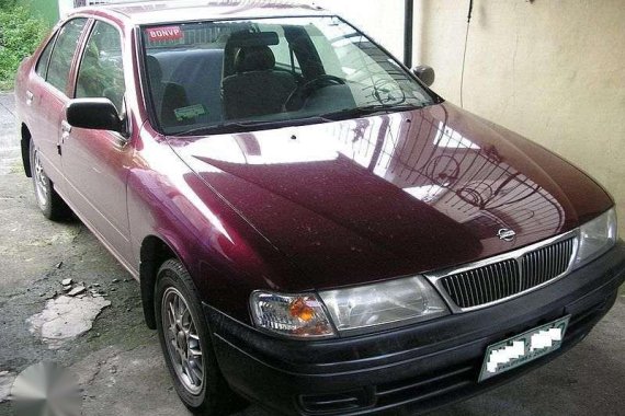 Nissan Sentra B14 Automatic Red Sedan For Sale 