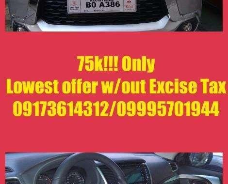 75k 2018 Lowest Promo Mitsubishi Montero Sport GLX GLS Premium 2017 for sale