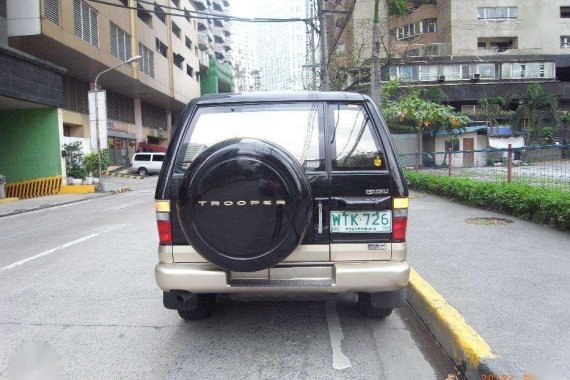 Isuzu Trooper Wagon 2001 Black Very Fresh For Sale 