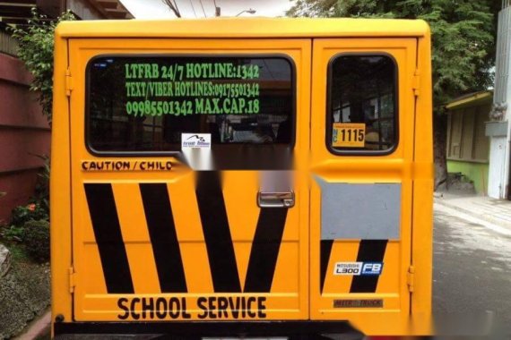 2014 Mitsubishi L300 FB Exceed School Bus with Franchise and Passengers