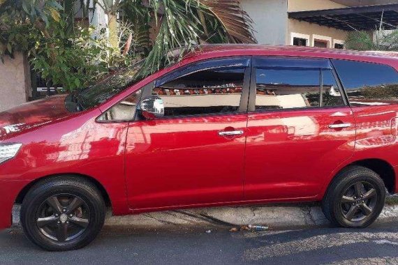 2012 Toyota Innova J Manual Diesel Red for sale