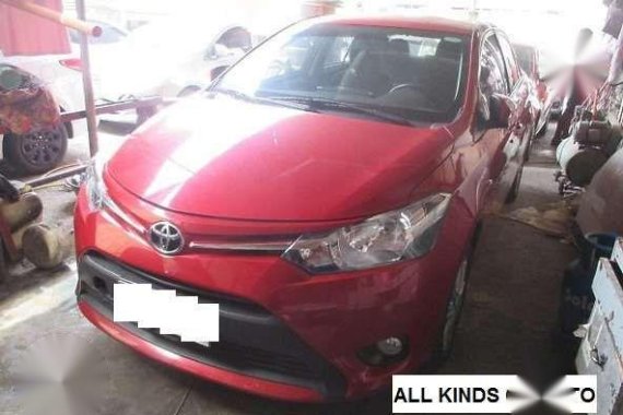 2017 Toyota Vios E dual vvti Red Automatic for sale