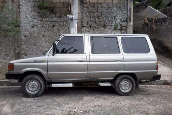 Toyota Tamaraw FX Well Maintained Silver For Sale 