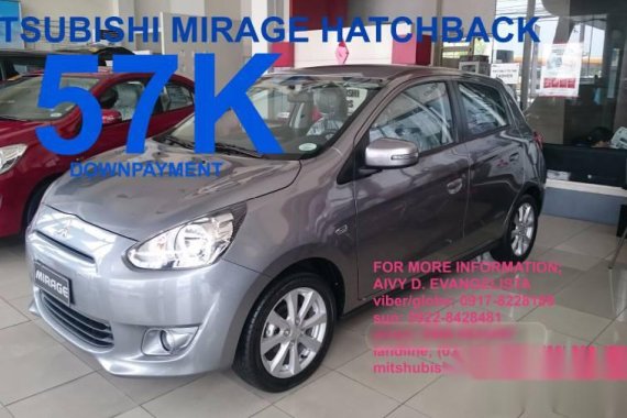 2017 Avail our Mitsubishi Mirage for as low as 57k downpayment