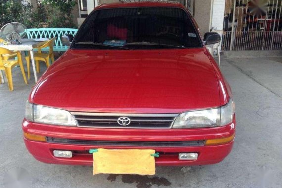 Toyota Corolla XE 1994 MT Red Sedan For Sale 