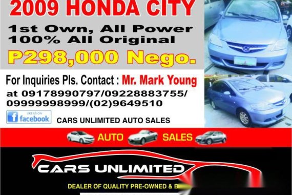 2009 Honda City CARS UNLIMITED Auto Sales