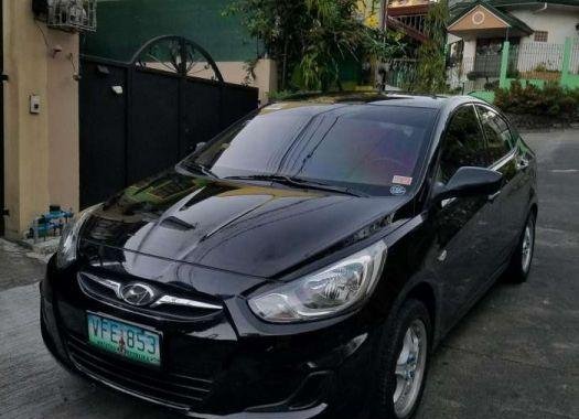 2011 Hyundai Accent MT Gas Black For Sale 