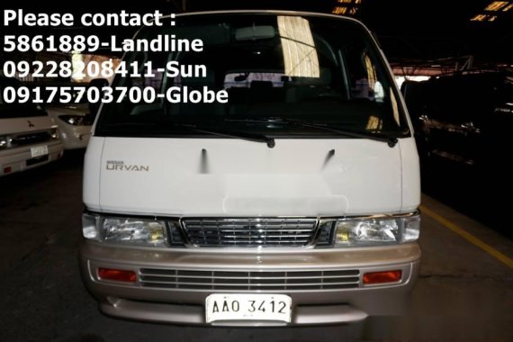 2014 NISSAN URVAN ESCAPADE 12S DIESEL MT