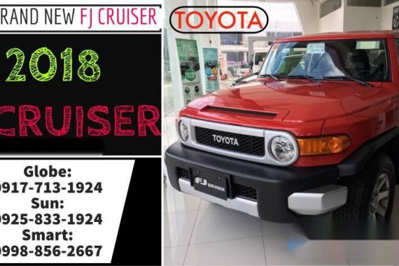 2018 Toyota FJ Cruiser Red AT Limited