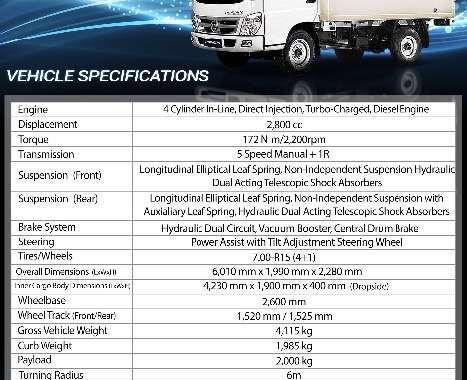 Foton Tornado Light duty truck 2018 for sale