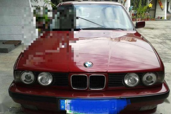 1994 BMW 525i Very fresh Red Sedan For Sale 