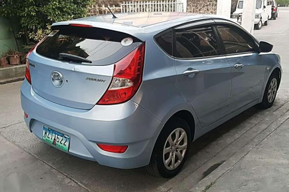 Hyundai Accent 2013 Hatchback Diesel Blue For Sale 