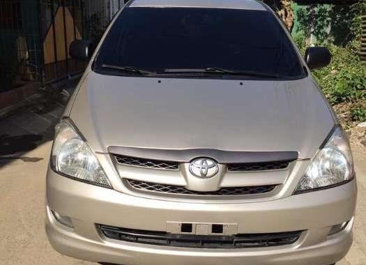 Toyota Innova E 2009 Manual Beige For Sale 