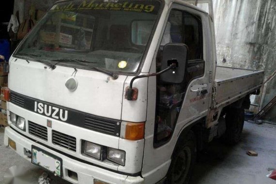 Isuzu Elf NKR Dropside 4W 4BE1 Rotary White For Sale 