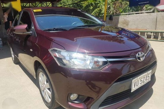 2017 Toyota Vios E MT Red Sedan For Sale 