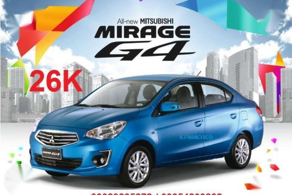 For sale 2017 Mitsubishi Cars Affordable Deals !!Mirage G4 and Hatchback Lowest Promo !!