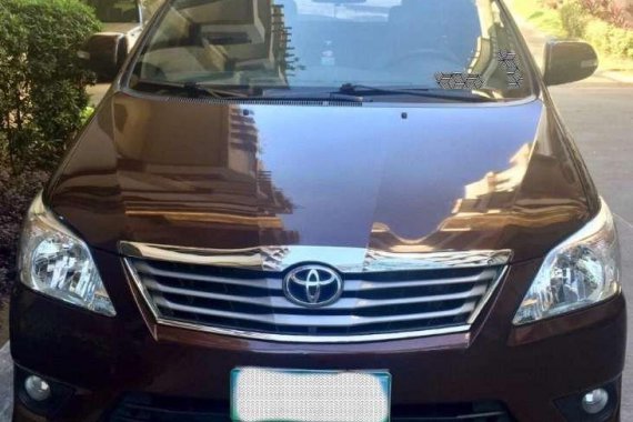 Toyota Innova 2.5G AT DSL 2013 Brown For Sale 