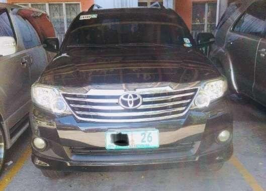 Toyota Fortuner 2012 G Diesel AT Black For Sale 