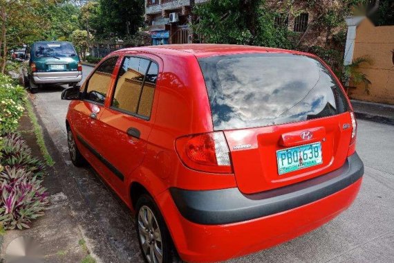 Hyundai Getz 2010 Manual Red Hb For Sale 