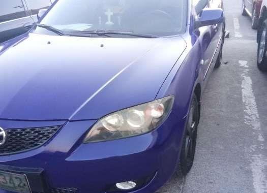Mazda 3 2006 Blue Sedan Top of the Line For Sale 